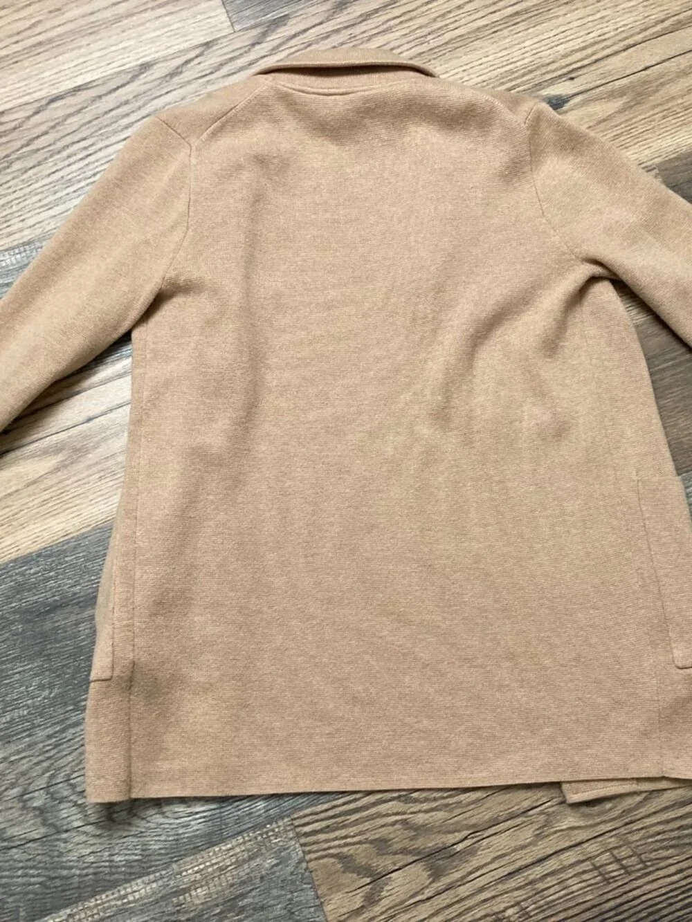 J.Crew  Sweater Blazer – Women’s XS – Camel Tan Knit Open-Front Jacket